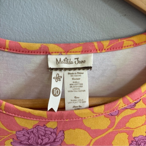 Matilda Jane Citrolnella Dress Fit and Flare Skater Dress Long Sleeves Size 10 - Picture 2 of 5